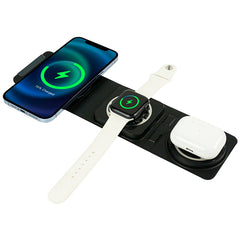 3-in-1 Foldable Wireless Charger for Mobile, iWatch and Earbuds
