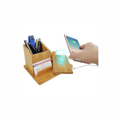 Bamboo QI Fast Wireless Charger QS-DT1203