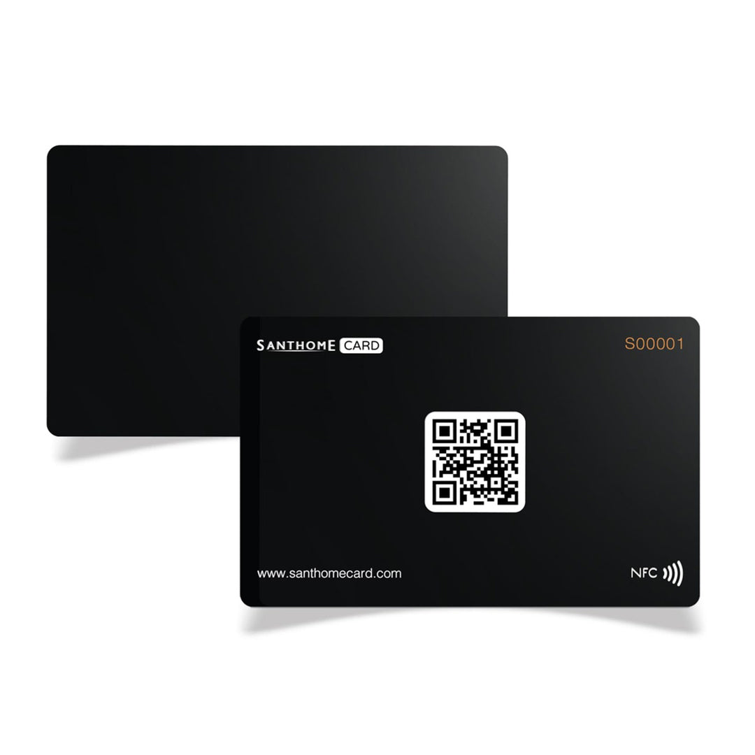 Santhome Card - Digital Business NFC Card - Black