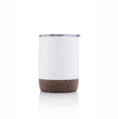 Hans Larsen Vacuum Mug With Cork Base - Grey