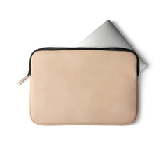 Minimalist Nubuck Laptop Sleeve – 15” Water-Repellent Edition (Beige)