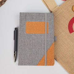 ECOFLEX - A5 RPET Leather Notebook