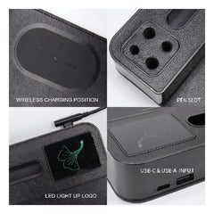 LIGHT-UP LOGO WIRELESS CHARGING MOUSE PAD