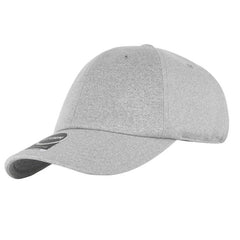 Executive Textured 6-Panel Performance Cap – Heathered Grey