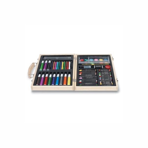 Artist's set in wooden box