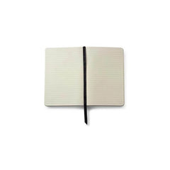 Executive Leatherette Journal with Integrated Pen Spine – Pristine White