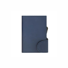 SANTHOME PU Cardholder Wallet Navy Blue