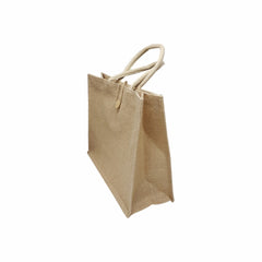 Jute Bag with Button Closure