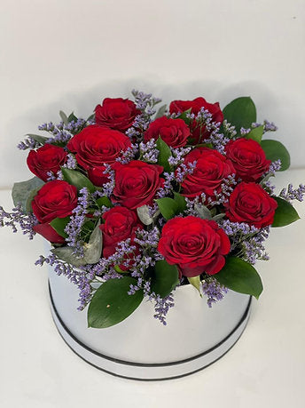 Ravishing Red Roses Arrangement in a Box