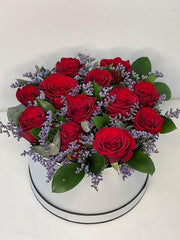 Ravishing Red Roses Arrangement in a Box