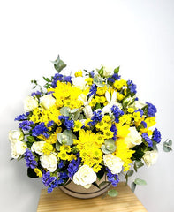 Blossoming Flowers in a Box