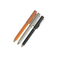 Executive Leather Organizer with Magnetic Pen Holder (Gray)
