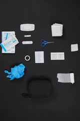 Executive Stealth First Aid Kit – Water-Repellent Compact Edition (Black)