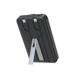 Executive 10,000mAh 4-in-1 Magnetic Powerbank with Integrated Cables