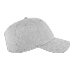 Executive Textured 6-Panel Performance Cap – Heathered Grey