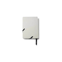 Executive Leatherette Journal with Integrated Pen Spine – Pristine White