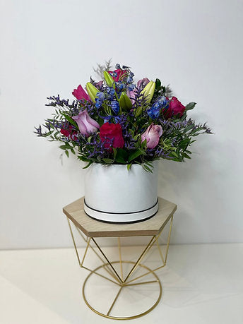 Extravagant Fresh Flower Arrangement in a Box