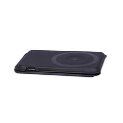 Executive 3-in-1 Magnetic Charging Station & Card Wallet – Stealth Black