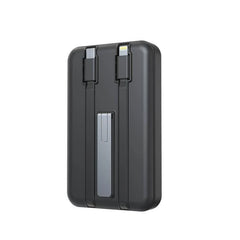 Executive 10,000mAh 4-in-1 Magnetic Powerbank with Integrated Cables