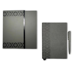 Premium Magnetic Notebook & Metallic Pen Gift Set