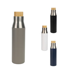 QUENCH - Vaccum Bottle with Bamboo Lid