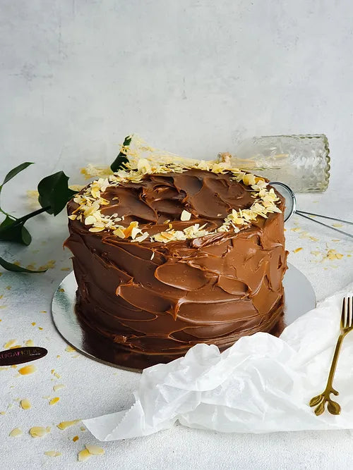 Ultimate Vanilla Ganache Cake