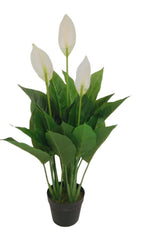 Decorative Artificial Spathiphyllum 3 Flower