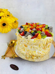 Fruity Custard Cake