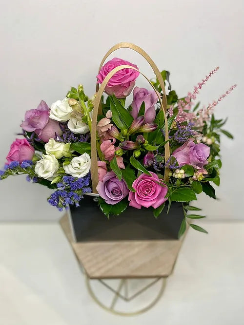Flowering Fresh Mixed Flowers in a Bag