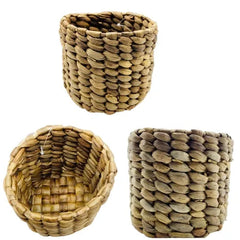 Seagrass Hand Woven Storage Basket Set of 3
