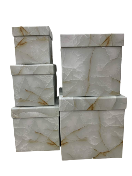 M5 Square Box Marble Design