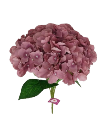 Artf Hydrangea OldRose x 3