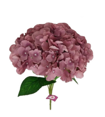 Artf Hydrangea OldRose x 3