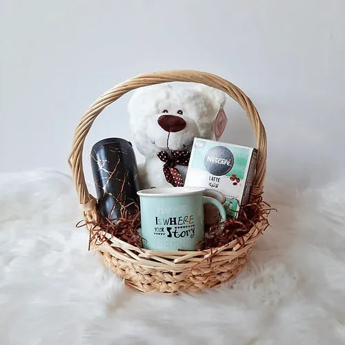 Snowy Present with Mug