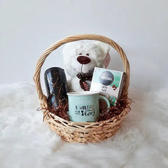 Snowy Present with Mug