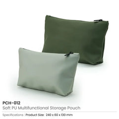 Premium Soft PU Leather Cosmetic & Travel Pouch