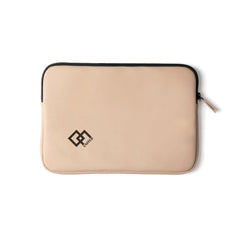Minimalist Nubuck Laptop Sleeve – 15” Water-Repellent Edition (Beige)