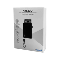 Executive 5,000mAh 3-in-1 Card Wallet & Powerbank – Stealth Black