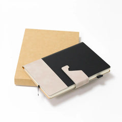 Dual-Tone A5 Executive Notebook with Detachable Mobile Stand