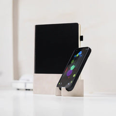 Dual-Tone A5 Executive Notebook with Detachable Mobile Stand