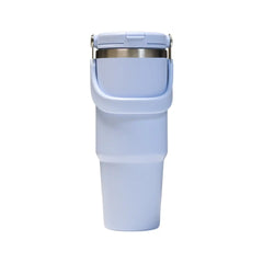 Premium Insulated Tumbler with Handle and Sipper (Ice Blue)