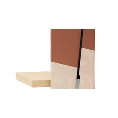 A5 Premium Notebook with Metal Foldable Closure (Brown)