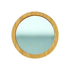 Bamboo Pocket Mirrors – Round-Shaped, Lightweight & Portable