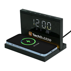 Dorniel Alarm Clock, 15W Wireless Charger &amp; Night Light