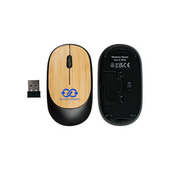 Bamboo Wireless Mouse in Black Color