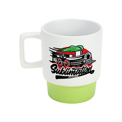 Ceramic Mugs with Bottom Clay in 12 Oz, Matte Finish