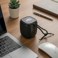Portable Bluetooth Speakers with Light-Up Logo and Hands-Free Call Function