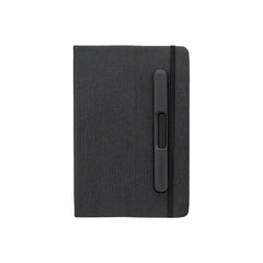 Executive PU + RPET Notebook with Integrated Mobile & Pen Holder