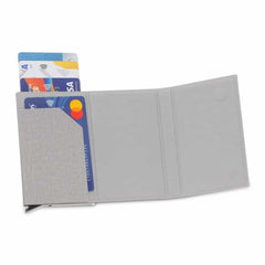 TESSIN - CHANGE ZERO Sustainable Gift Set with Refillable Notebook, Pen & Cardholder - Grey