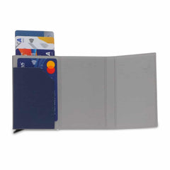 TESSIN - CHANGE ZERO Sustainable Gift Set with Refillable Notebook, Pen & Cardholder - Navy